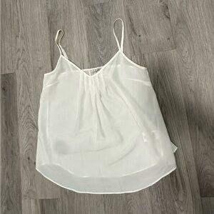Aritzia White Silky Women's Tank